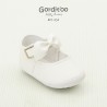 Zapato beba blanco con moño Gorditoo - Blunki