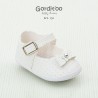 Zapato beba perforado blanco Gorditoo - Blunki