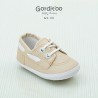 Mocasin nautico beige bebe Gorditoo