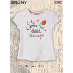 Remera sweet girl nena Gruny