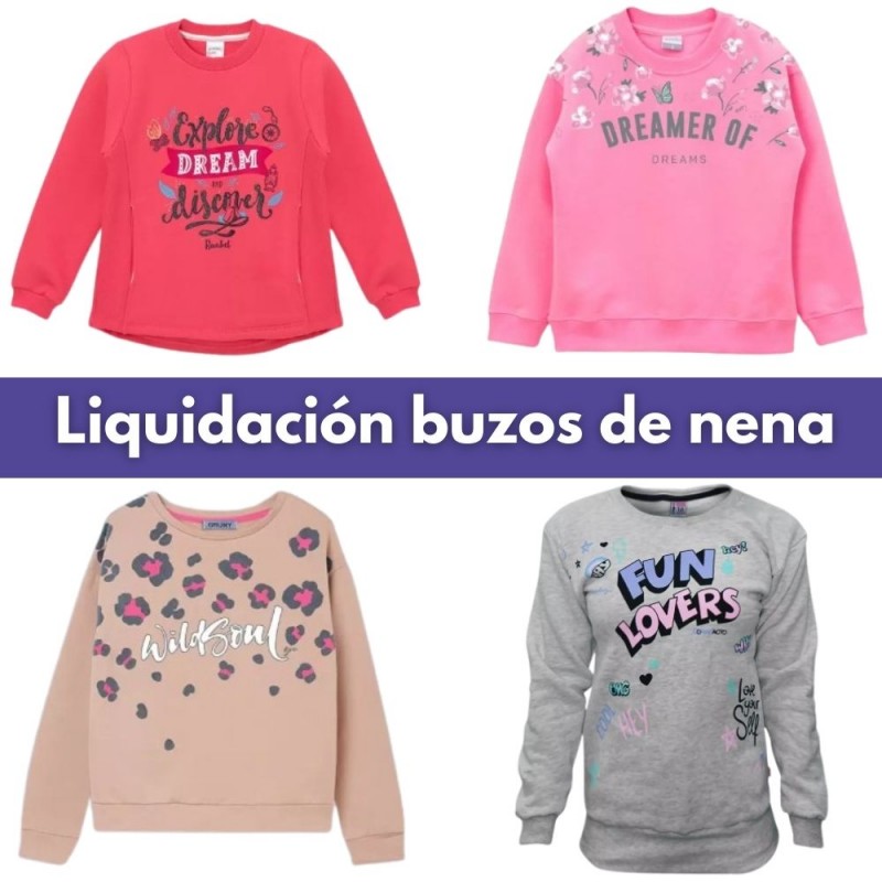 Liquidación buzos de nena