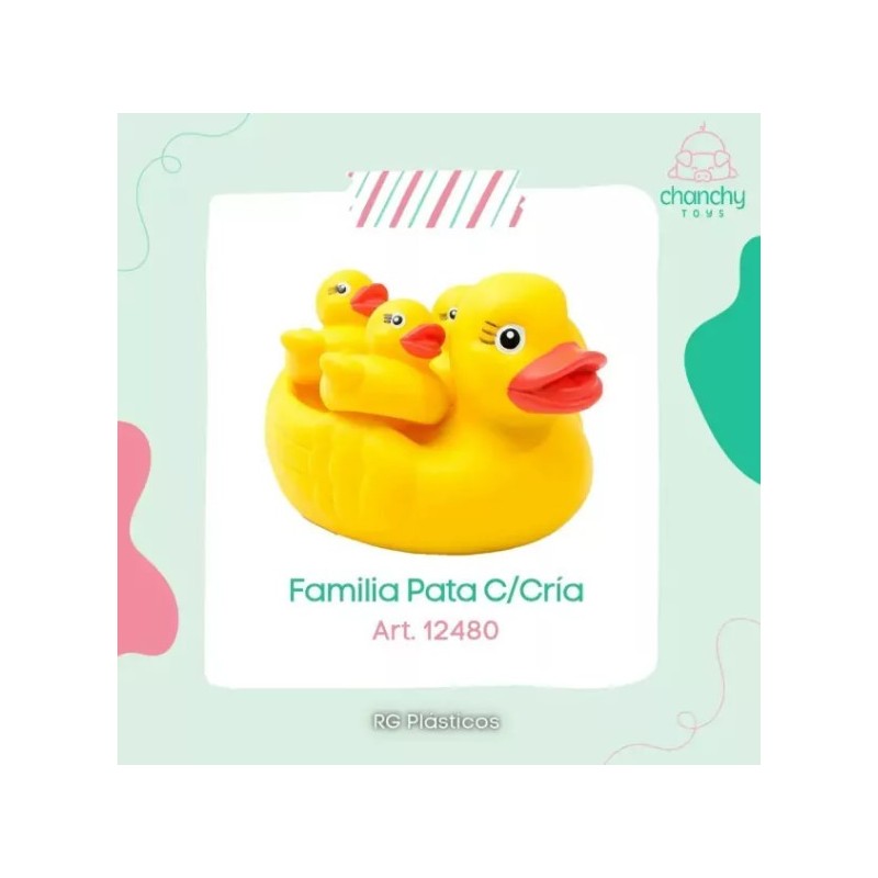 Familia pata con cria Chanchy Toys