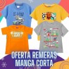 Oferta remera manga corta bebé