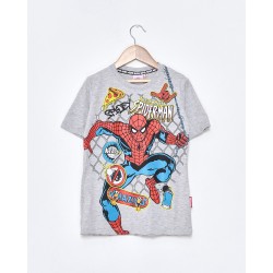 Remera nene spiderman skate Disney