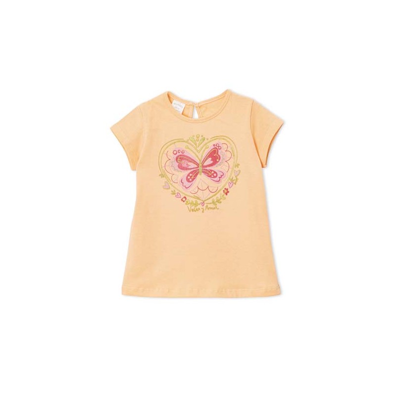 Remera beba mariposa amar Ruabel