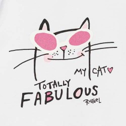 Remera beba my cat fabulous Ruabel