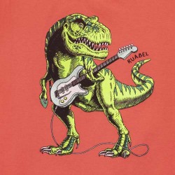 Remera bebé Dino guitarra Ruabel