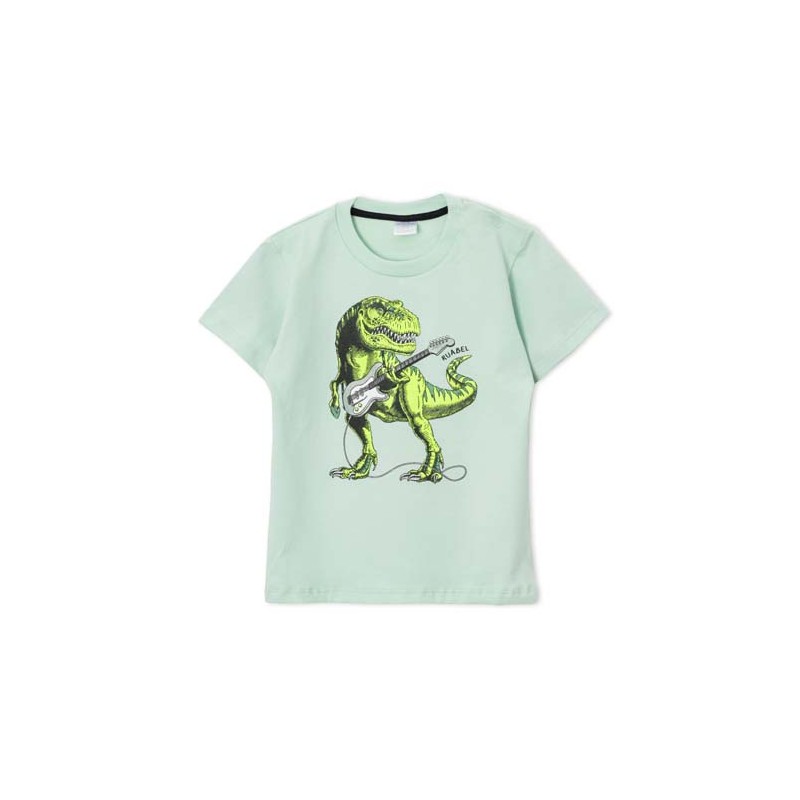 Remera bebé Dino guitarra Ruabel