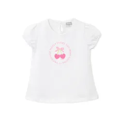 Remera beba con brillo cherry Gepetto