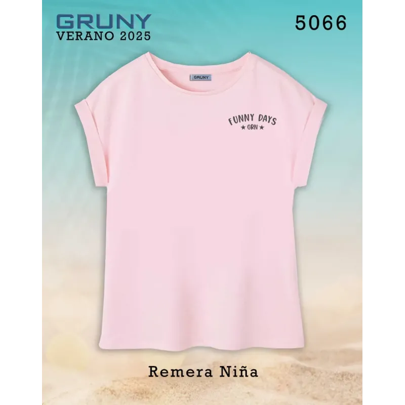 Remera nena funny days Gruny