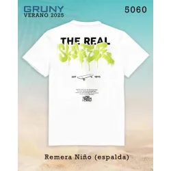 Remera nene The real  Gruny