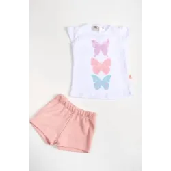 Conjunto beba short mariposa Yaby