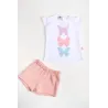 Conjunto beba short mariposa Yaby