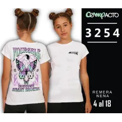 Remera nena Yourself Compacto