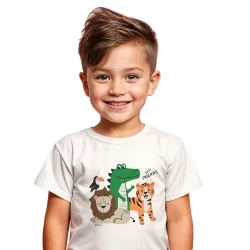 Remera bebé animalitos Gepetto