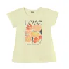 Remera nena love & flores Gepetto