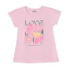 Remera nena love & flores Gepetto