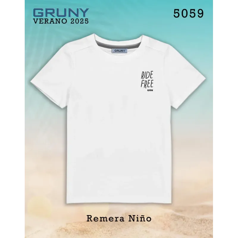 Remera nene skate fever Gruny