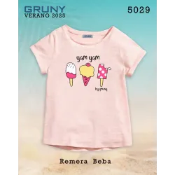 Remera beba Yam Yam Gruny