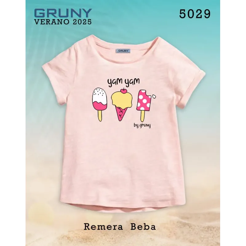 Remera beba Yam Yam Gruny