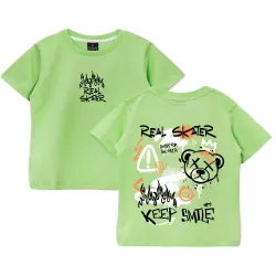 Remera nene oversize real skater Gepetto