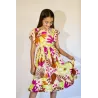 Vestido de lino estampado nena Blunki